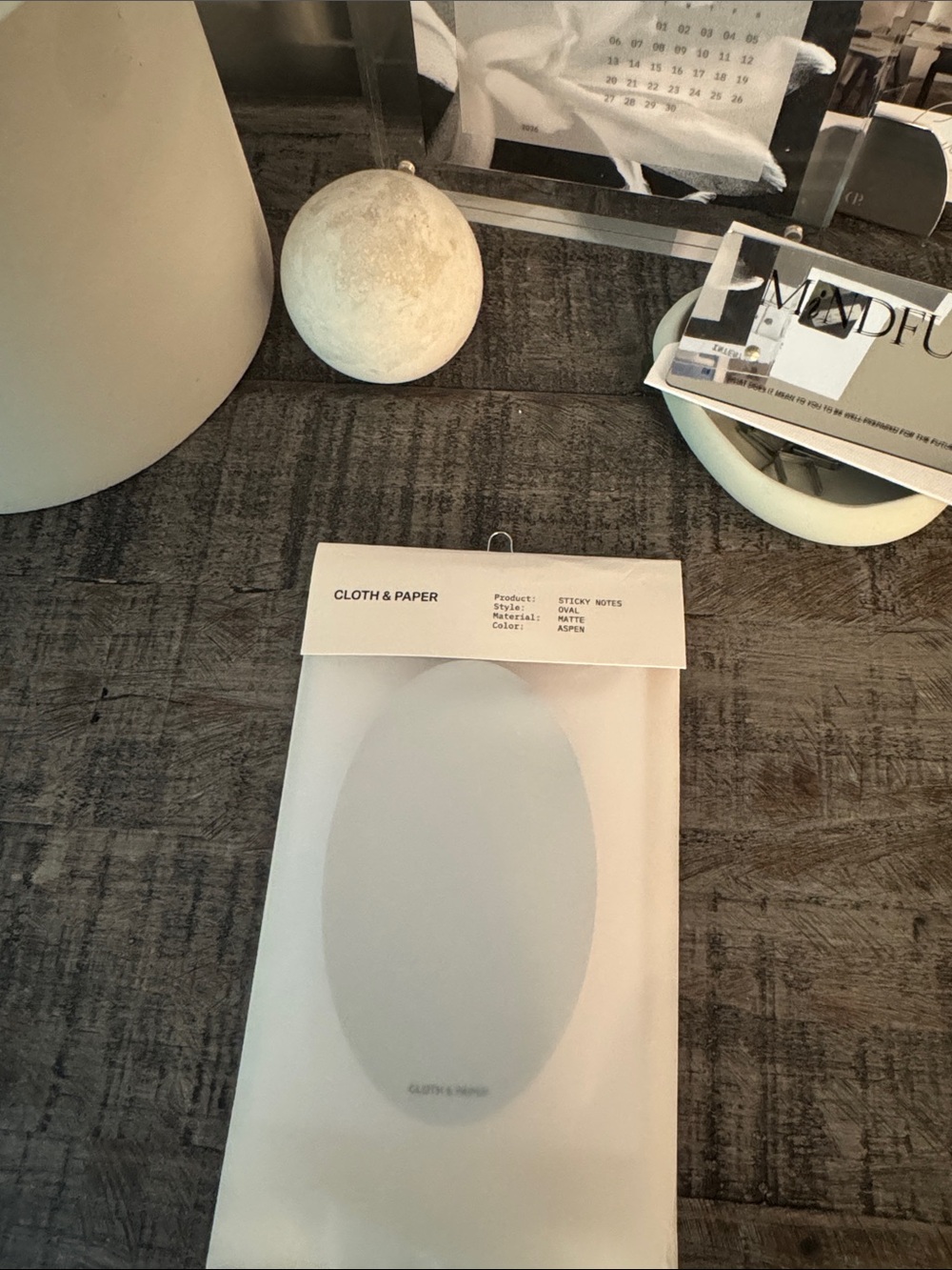 🏷️ NWT Cloth & Paper Oval Sticky Notes